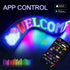 Customisable App Controlled LED Matrix Panel Display Screen - (100mm x 350mm)