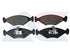 Front Brake Pads Toyota Cressida & Opel Astra, Kadett, Monza (1972–1995) (D3208M)