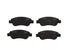 Front Brake Pads Citroën C1, Toyota Aygo, Peugeot 107, Geely CK1 MK (2006–2024) (D3733M)