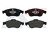 Front Brake Pads Renault Captur Duster Fluence Megane Scenic (2009–2024) (D3780M)