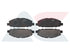 Front Brake Pads Nissan NV350 Impendulo Van 2.5 QR25DE YD25DDTi (2013–2024) (D3978M)