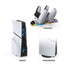 DOBE - 3-in-1 PS5 Slim Kit, Designed for PS5 SLIM Console, Support Dual charging, Built-in Colorful Ambient Light, PS5 SLIM Console Stand, TP5-35130 | SKU DB-P535130