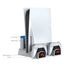 DOBE TP5-3532B PS5/PS5 Slim Stand and Multifunctional Cooling Station with RGB LED Controller Charging Station for Playstation 5 Console, PS5/PS5 Slim Accessories with Cooling Fan | SKU DB-P53532B