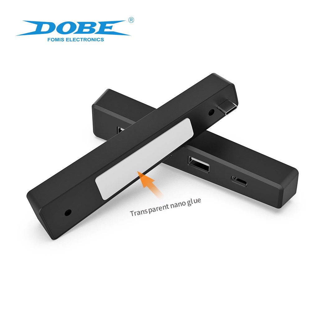 DOBE TP5-3556 USB Hub for PS5 Slim USB Port Extender USB High-Speed Expansion Hub Charger Extender Compatible with Playstation 5 Slim Adapter with 3 USB 2.0 + 1 Type C Port | SKU DB-P53556