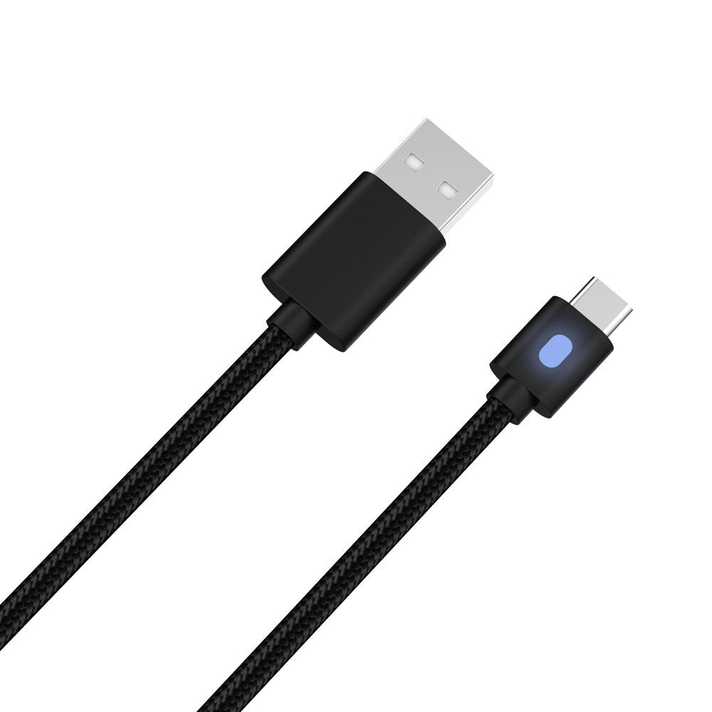 DOBE TY-0803 10ft Braided USB C Stronger 1A Charging Cable Compatible with ps5 Controller, Switch ProController, Google Controller, Xbox one Elite 2 Controller, Xbox series Controller, switch Controller, Mobile | SKU DB-TY0803