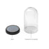 DOBE TY-3803S RGB LED light Clear Acrylic Display Case Semi-Circular Figure case Dustproof Protection Showcase for Action Figures Toys Collectibles | SKU DB-TY3803S