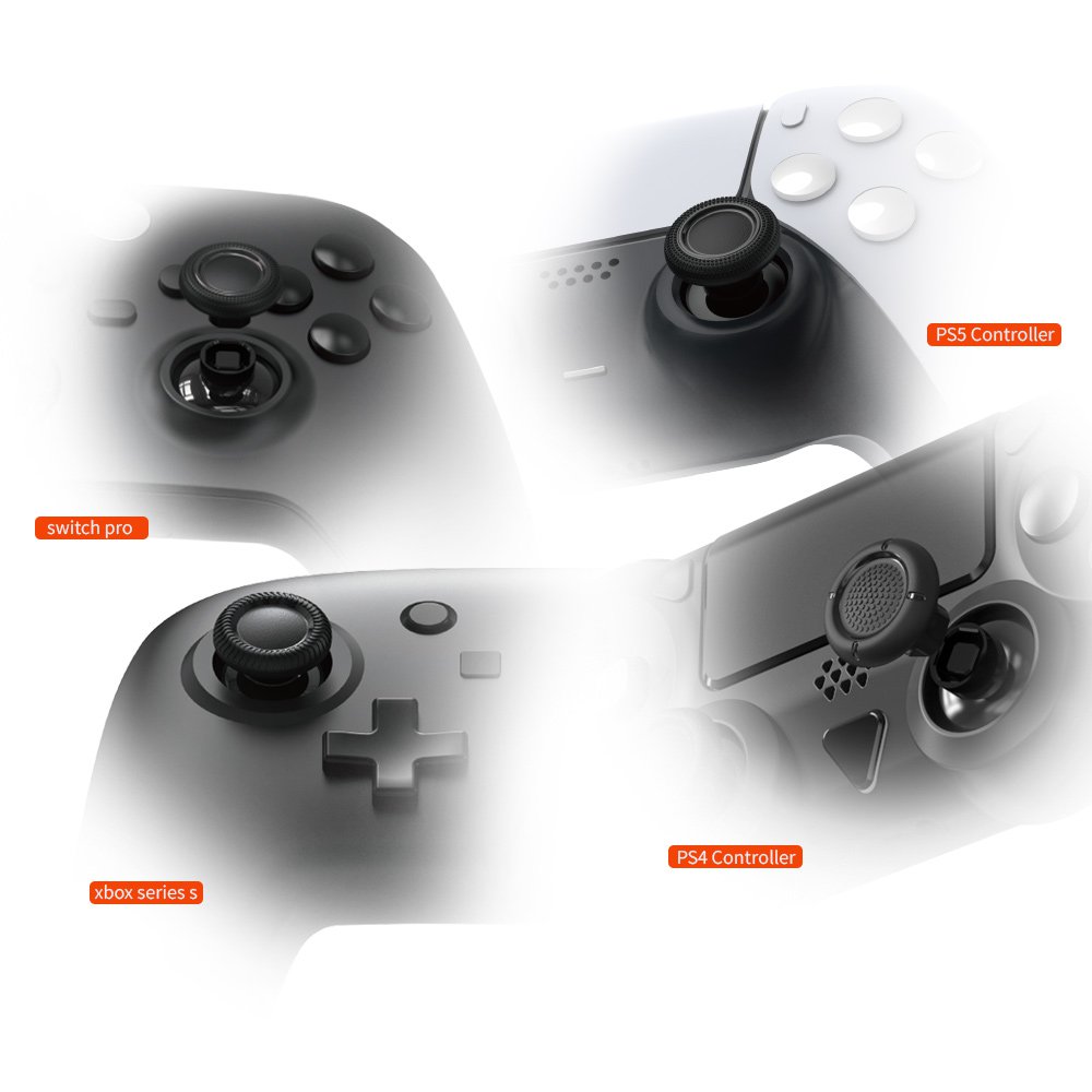 DOBE TY-3805 Three Height of Analog Joystick Cap Replacement Compatible with P5/P4/SWITCH PRO/ XBOX ONE/XBOX SERIES, Tools included | SKU DB-TY3805