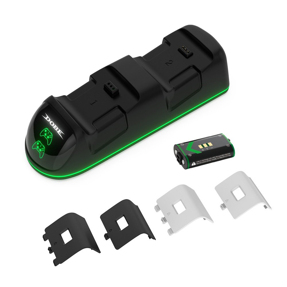 DOBE TYX-1623X Dual Charging Dock with Screen Compatible with Xbox one, Xbox Elite, Xbox one S/X, Xbox Series S/X Controllers | SKU DB-YX1623X