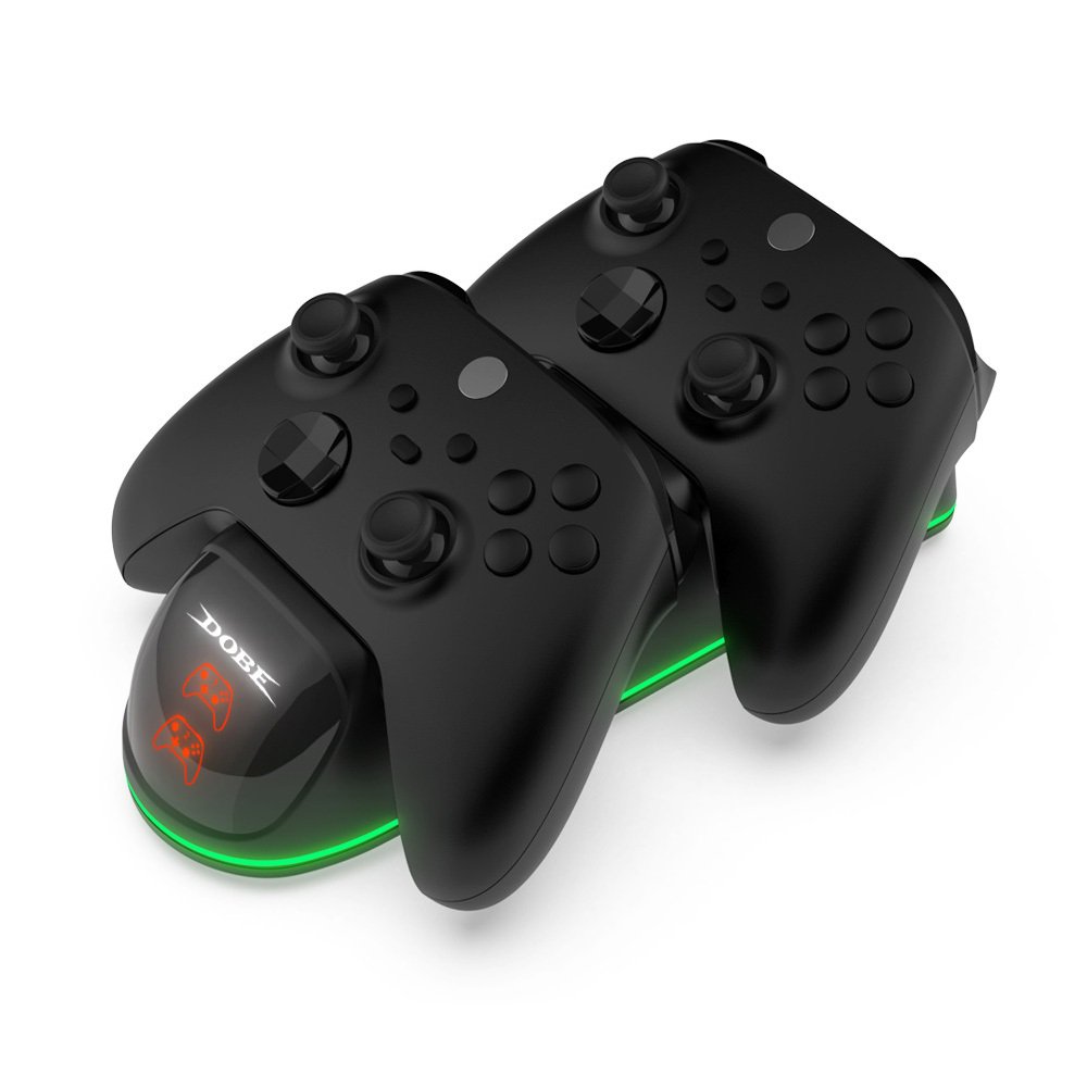 DOBE TYX-1623X Dual Charging Dock with Screen Compatible with Xbox one, Xbox Elite, Xbox one S/X, Xbox Series S/X Controllers | SKU DB-YX1623X