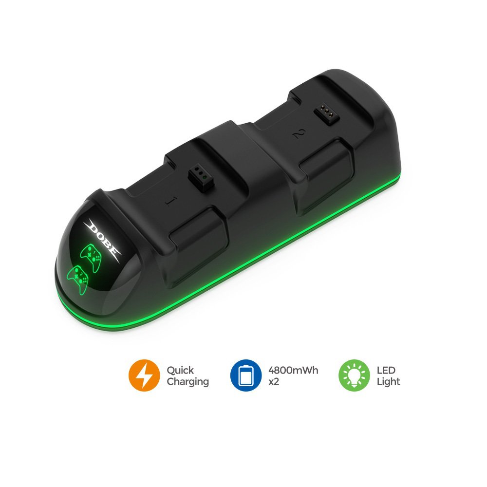 DOBE TYX-1623X Dual Charging Dock with Screen Compatible with Xbox one, Xbox Elite, Xbox one S/X, Xbox Series S/X Controllers | SKU DB-YX1623X