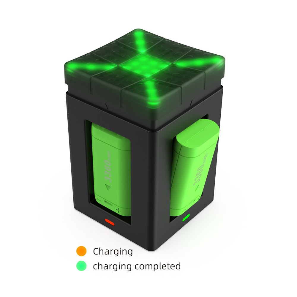 DOBE TYX-3610 Pop-Out Controller Battery Pack for Xbox, Xbox Series X, Series S, 4 x 3360mWh, Rechargeable Battery Pack, Fast Battery Charger Station | SKU DB-YX3610
