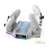 DOBE XBOX SERIES S Console Grip Charging Stand with Ambient Lighting, Compatible with Xbox One and Series S controllers, comes with a Power Cord and Battery Pack, White, TYX-3612 | SKU DB-YX3612W