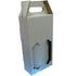 Double Bottle Box: 185mm x 95mm x 345mm