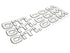 Chrome V6 Raised Letters