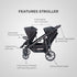 Deuce Twin Stroller 4 IN 1 With Carry Cot