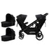 Deuce Twin Stroller 4 IN 1 With Carry Cot