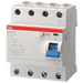 ABB Earth Leakage 3 Pole + Neutral 63A 6Ka F204 AC-63/0.03 2CSF204005R1630