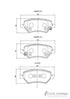 Front Brake Pads Chery Tiggo 4 Pro, Tiggo 7 Pro, Tiggo 8 Pro (D4258S)