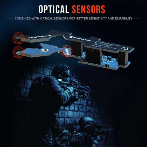 SRC-ES Wireless Electronic Trigger Unit V3 Kestrel ETU – V030 (Front Wired)