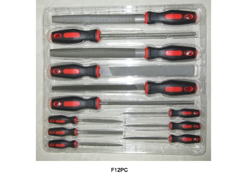 12 Piece File And Rasp Set
