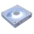 Lian Li UNI Fan CL Wireless 120 - Single Pack - 2.4 GHz Wireless Signal RGB &PWM PC Case Fans Control - Dual Control Light Zones - 28mm FDB - Controller NOT Included & Required - White (12CL1W1W) | SKU FAN-12C1W2