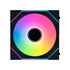 Lian Li UNI Fan SL-Infinity Wireless 140-Single Pack (Reverse Blade)-2.4 GHz Wireless Signal Control-ARGB Fan-Double Infinity Mirror-Daisy-Chain Design-Without Controller - Black (14RSLIN1W1B) | SKU FAN-14IBR3