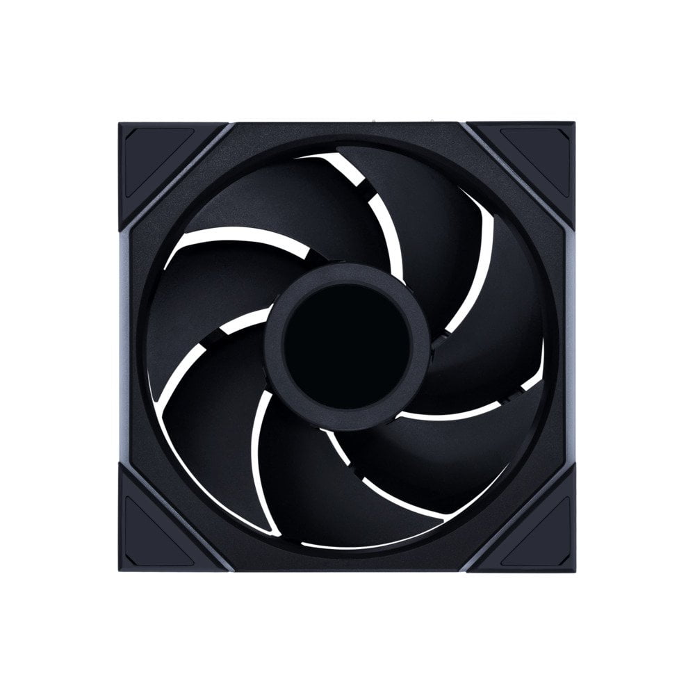 GUNMANSA Lian Li UNI Fan TL - LCD Wireless 140 - Single Pack - 2.4 GHz Wireless Signal for RGB & Fan Control - Infinity Mirror Design - LCD Display - Controller NOT Included & Required - Black (14TLLCD1W1B)