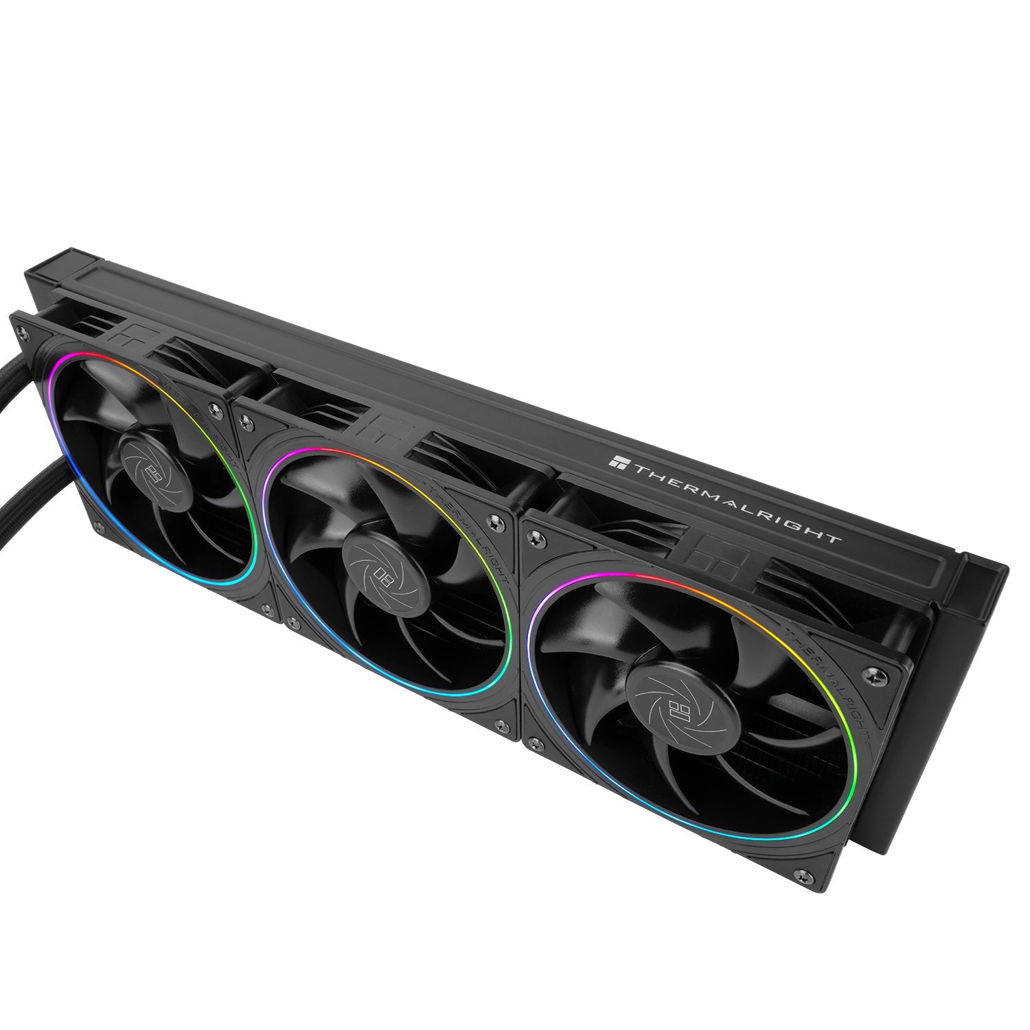 Thermalright Aqua Elite 360 V5 ARGB Black AIO CPU Cooler, ARGB PWM Cooler Fans with 2000RPM, for Intel Lga1150/1151/1155/1156/1200/1700/1851, AMD: AM4/AM5, Case 360mm AIO Radiator | SKU FAN-AQUA55