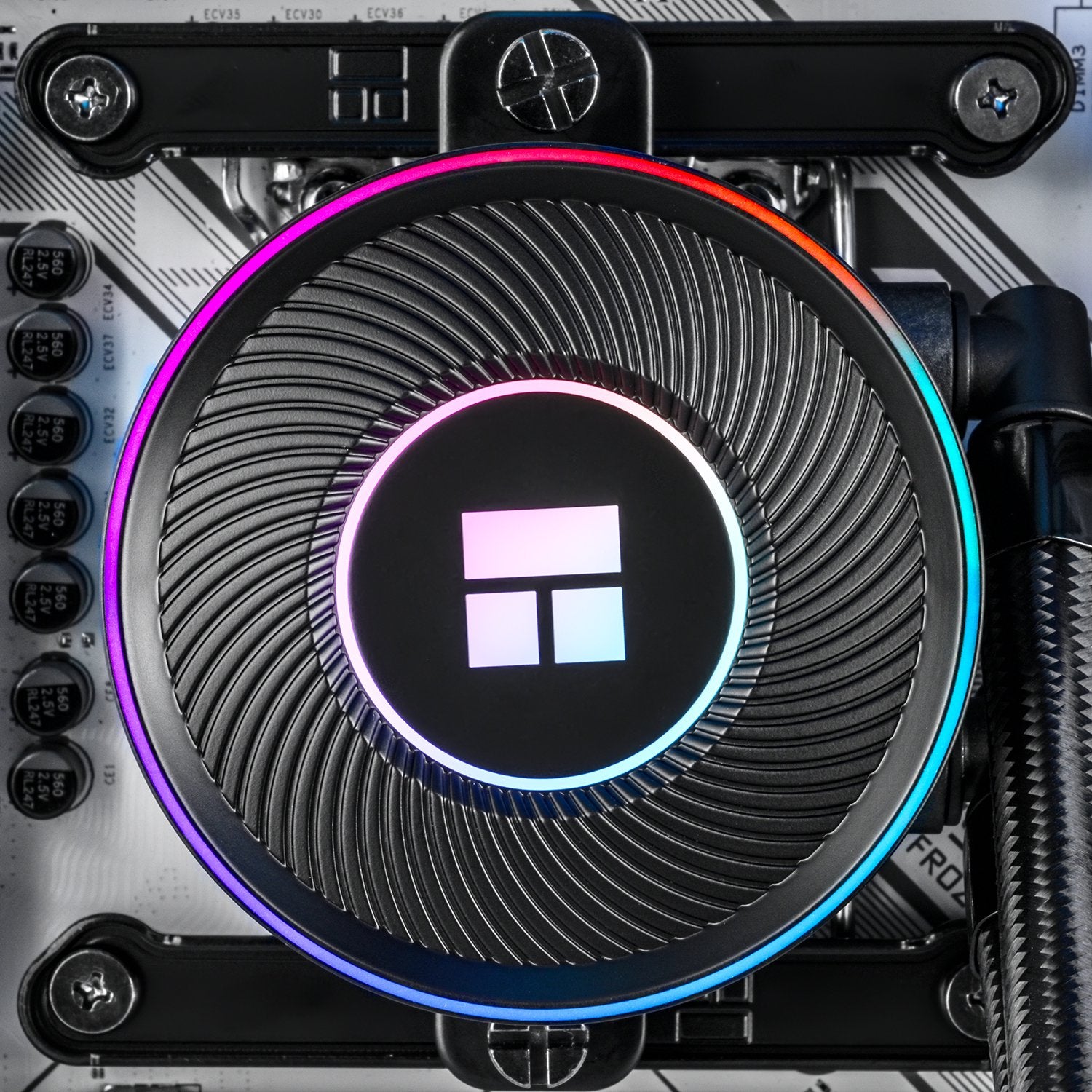 Thermalright Aqua Elite 360 V5 ARGB Black AIO CPU Cooler, ARGB PWM Cooler Fans with 2000RPM, for Intel Lga1150/1151/1155/1156/1200/1700/1851, AMD: AM4/AM5, Case 360mm AIO Radiator | SKU FAN-AQUA55