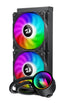 Redragon CCW-3012 Liquid 240-Water Cooling PC, CPU  Water Cooler, Intel & AMD Compatible, efficient PWM-Controlled Pump, Fan: 200-1800 RPM, LGA1851 and LGA1700 Contact Frame - Black | SKU FAN-CCW301