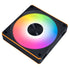 Lian Li UNI FAN CL Flex 120mm Normal Blade (NOT Reverse) ARGB Fan, Single Pack, Daisy-Chain Design, Controller Not Included, Black (12CL1F1B) | SKU FAN-CF1B1