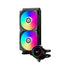 PCCOOLER CPS - DA240 ARGB BK CPU Liquid Cooler with 120mm PWM ARGB FAN, Brand New Low-noise Pump, Pre-mounted Fans on Radiator. For Intel: LGA115X/1200/1700/1851/20XX/AMD AM4/AM5 | SKU FAN-DA240B