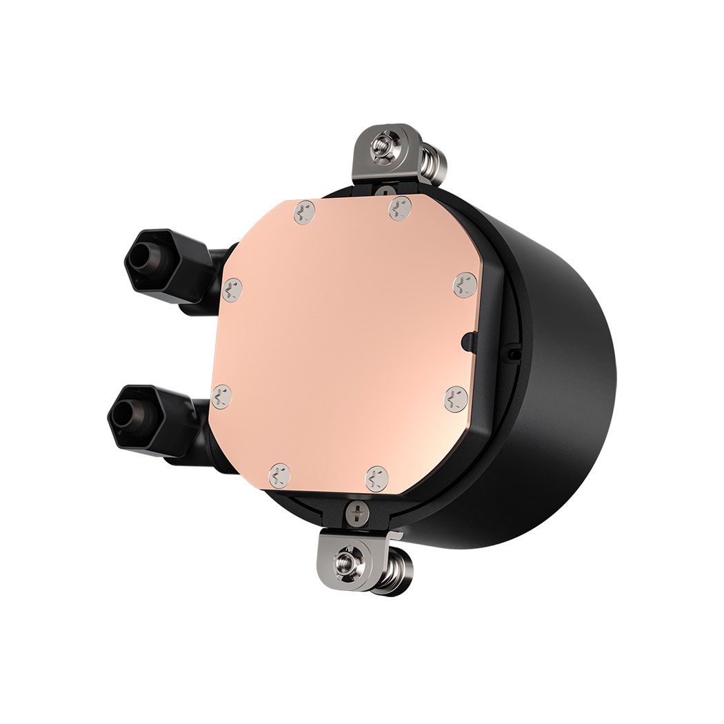 PCCOOLER CPS - DA240 ARGB BK CPU Liquid Cooler with 120mm PWM ARGB FAN, Brand New Low-noise Pump, Pre-mounted Fans on Radiator. For Intel: LGA115X/1200/1700/1851/20XX/AMD AM4/AM5 | SKU FAN-DA240B