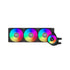 PCCOOLER DA360 PRO ARGB CPU Liquid Cooler, 360mm AIO Water Cooling with 120mm Silent ARGB Fans, Infinite Halo Lighting, for Intel LGA 115X/1200/1700/20XX & AMD AM4/AM5, High-Performance Black Cooler | SKU FAN-DA360B