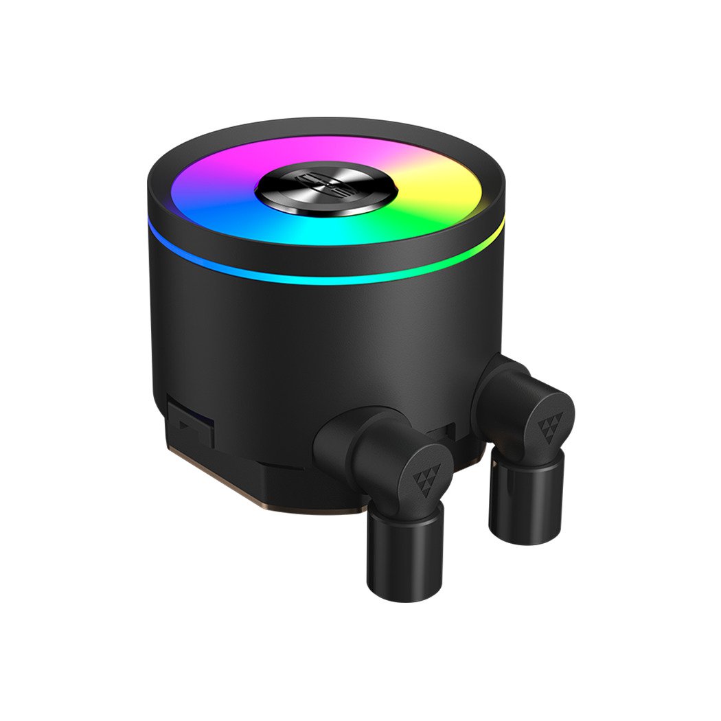 PCCOOLER DA360 PRO ARGB CPU Liquid Cooler, 360mm AIO Water Cooling with 120mm Silent ARGB Fans, Infinite Halo Lighting, for Intel LGA 115X/1200/1700/20XX & AMD AM4/AM5, High-Performance Black Cooler | SKU FAN-DA360B