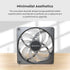 MONTECH GF120 V2 ARGB GF120V2B 120mm Case Fan Sleek & Minimalist Design, High Airflow, Hydraulic Bearing, Quiet Performance, Vibrant ARGB Lighting, Black | SKU FAN-GF1V21