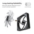 MONTECH GF120 V2 ARGB GF120V2B3in1 120mm Case Fan - Sleek & Minimalist Design, High Airflow, Hydraulic Bearing, Quiet Performance, Vibrant ARGB Lighting, 3 in 1 Pack with 6X6 Fan Hub, Black | SKU FAN-GF1V23