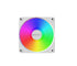 MONTECH GF120R V2 ARGB GF120RV2W 120mm Case Fan - Sleek & Minimalist Design, High Airflow, Hydraulic Bearing, Quiet Performance, Vibrant ARGB Lighting, Reverse Blade, White | SKU FAN-GF1V26