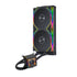 Lian Li Galahad II LCD 280mm AIO Asetek 8th Gen Liquid Cooler - 2 X 140mm RGB Fans - 2.4 GHz Wireless Control - 2.88" IPS LCD Screen - Pre-Installed Daisy-Chained TL Fans - Black (GA2ALCD28TLB) | SKU FAN-GL28TB