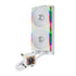 Lian Li Galahad II LCD 280mm AIO Asetek 8th Gen Liquid Cooler - 2 X 140mm RGB Fans - 2.4 GHz Wireless Control - 2.88" IPS LCD Screen - Pre-Installed Daisy-Chained TL Fans - White (GA2ALCD28TLW) | SKU FAN-GL28TW
