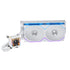 Lian Li Galahad II LCD 280mm AIO Asetek 8th Gen Liquid Cooler - 2 X 140mm RGB Fans - 2.4 GHz Wireless Control - 2.88" IPS LCD Screen - Pre-Installed Daisy-Chained TL Fans - White (GA2ALCD28TLW) | SKU FAN-GL28TW