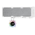 GUNMANSA Lian Li Hydroshift II 360 Liquid CPU Cooler - Flexible Slide-Tube Clamp Coolant Pathway - 2.1" IPS LCD Screen - 3 Control Mode - Fits Most PC Fans - LGA 1851/1700, AMD AM5/AM4 - White (HS2LCD36W)