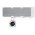 Lian Li Hydroshift II 360 Liquid CPU Cooler - Flexible Slide-Tube Clamp Coolant Pathway - 2.1" IPS LCD Screen - 3 Control Mode - Fits Most PC Fans - LGA 1851/1700, AMD AM5/AM4 - White (HS2LCD36W) | SKU FAN-H23W6