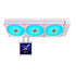 LIAN-LI Hydroshift II LCD-S 360 CL HS2LCDS36CW CPU Cooler 360mm AIO 3x 120 RGB White Fans | SKU FAN-H2LSC4