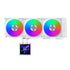 LIAN-LI Hydroshift II LCD-S 360 CL HS2LCDS36CW CPU Cooler 360mm AIO 3x 120 RGB White Fans | SKU FAN-H2LSC4