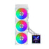 LIAN-LI Hydroshift II LCD-S 360 CL HS2LCDS36CW CPU Cooler 360mm AIO 3x 120 RGB White Fans | SKU FAN-H2LSC4