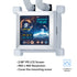 Lian Li Hydroshift 360 AIO - Pre-installed 3 x 28MM Fans - Side-Mounted Coolant Pathway - 2.88 inch LCD Screen - 480 x 480 Resolution - Captured Screenshots or Recorded Videos - White (HSLCD36SW) | SKU FAN-H360W