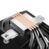 PCCOOLER K4 BK CPU cooler, 130mm booster fan, super reverse gravity 4 heat pipes, support for Intel LGA115X/1200/1700, AMD AM5/AM4 | SKU FAN-K4BK