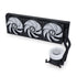 Lian Li GALAHAD II Lite 360mm RGB Fans - Customizable Lighting Effects and ARGB Pump Block, Low Noise, Hydraulic Bearing Design, Switchable Pump Lid - 28mm RGB Fan for LGA 1700 /AM5 / AM4 (GA2L36RB) | SKU FAN-L36RB4