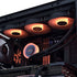 Lian Li GALAHAD II Lite 360mm RGB Fans - Customizable Lighting Effects and ARGB Pump Block, Low Noise, Hydraulic Bearing Design, Switchable Pump Lid - 28mm RGB Fan for LGA 1700 /AM5 / AM4 (GA2L36RB) | SKU FAN-L36RB4